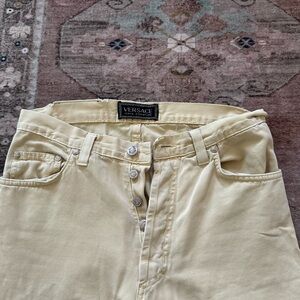 Versace Light Yellow Trousers